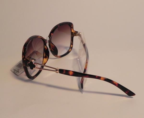 Sonnenbrille leo mit gold und Glitzer